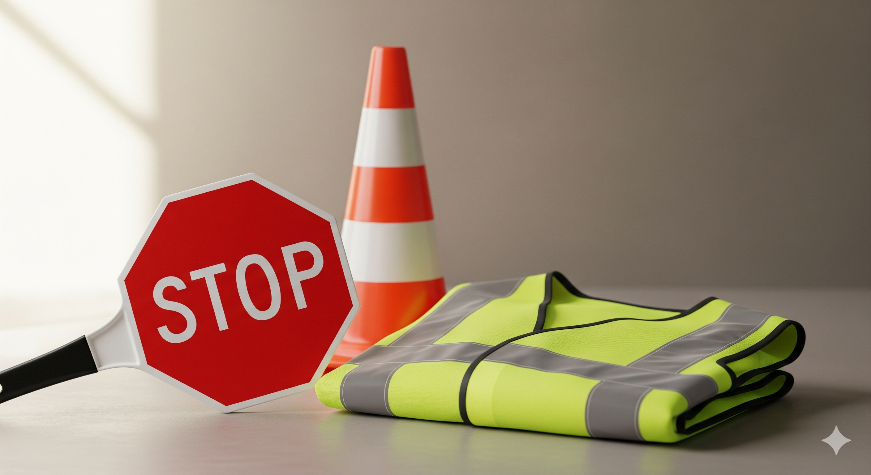 Traffic Control Person and Flagging