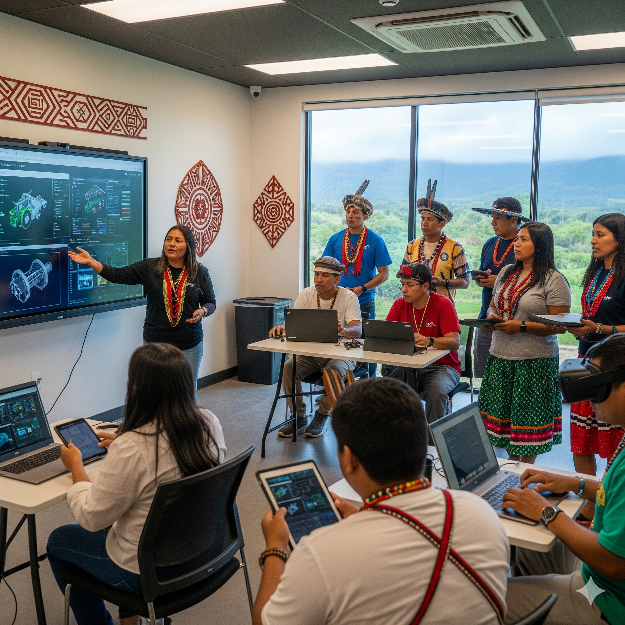 Indigenous Training for New Technology